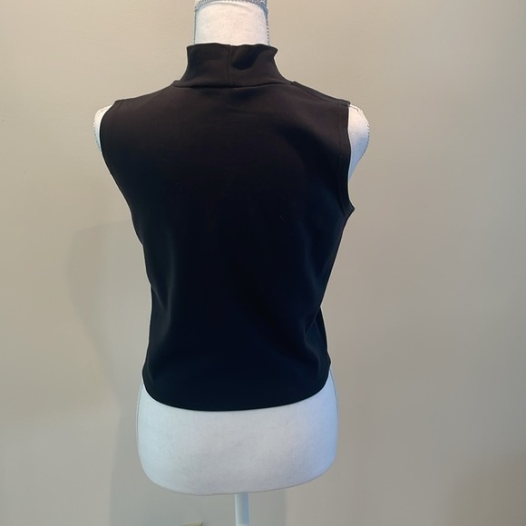 Mix It Black Mock Neck Top - Picture 3 of 5